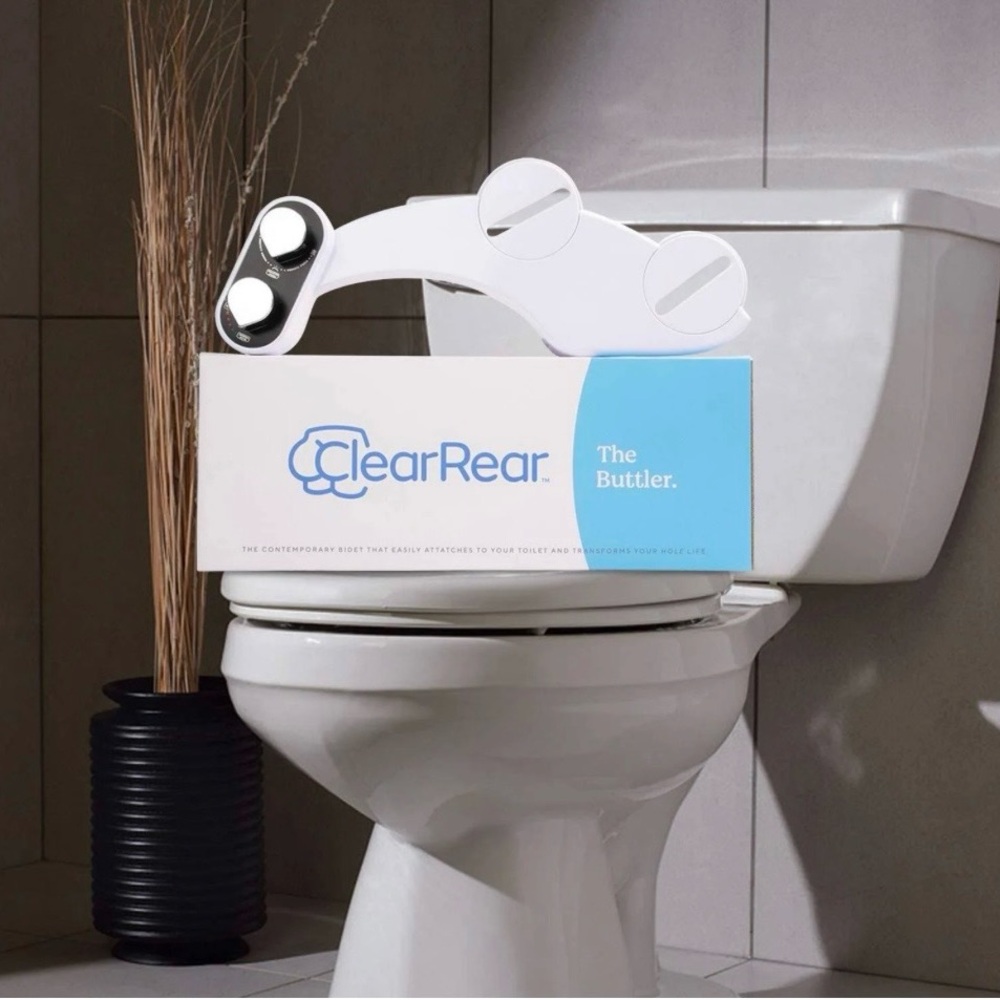 Clear Rear “Buttler” Bidet Attachment NIB